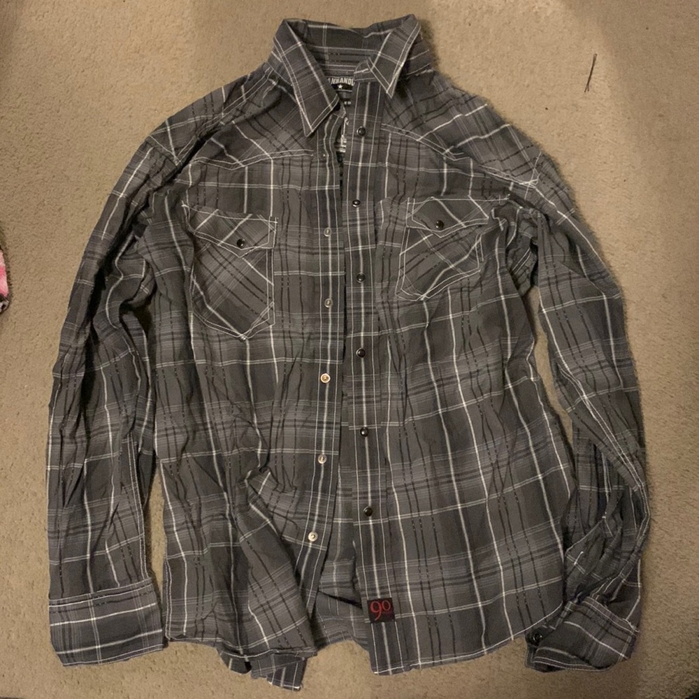 Panhandle slim button up shirt